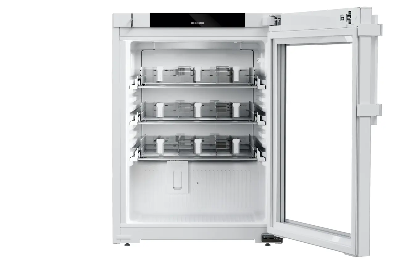 BPV GmbH - KS-201.066 - Liebherr Perfection Medikamentenkuehlschrank HMTvh 1511 H63 mit Schueben - gerade geöffnet